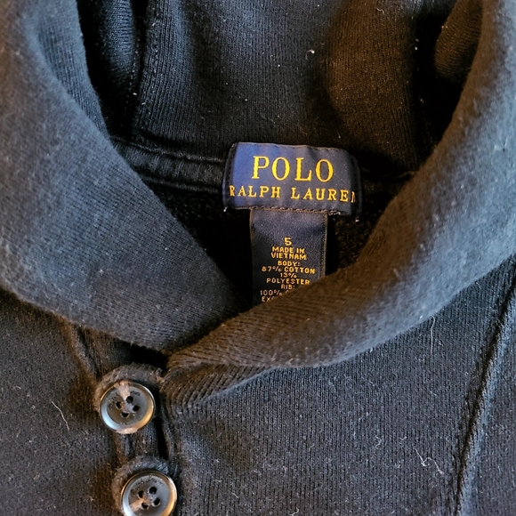 Boys black polo sweater size 5 - Picture 4 of 6